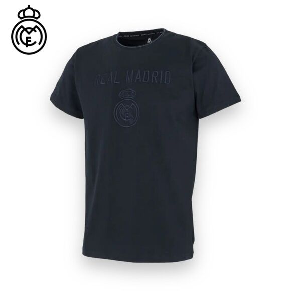 Real Madrid Other - Real Madrid Mens Tonal T-shirt Navy Black Sz Large